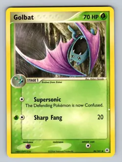 Golbat 36/101 Uncommon Hidden Legends NM Pokemon TCG - Image 1