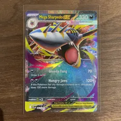 Pokemon TCG: Mega Sharpedo ex 061/094 - Ultra Rare - Phantasmal Flames - *NM* - Image 1