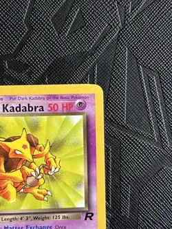 Pokemon TCG Dark Kadabra 39/82 First Edition Team Rocket (English) - NM(-)/LP(+) - Image 5