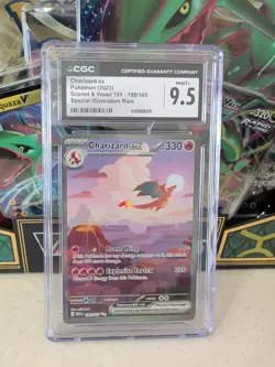 Pokemon Scarlet & Violet 151 Charizard ex 199/165 CGC 9.5 - Image 1