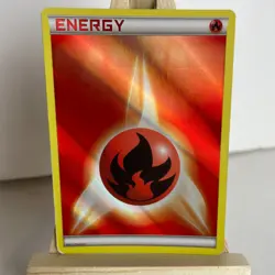 Fire Energy Unnumbered Deck Exclusives Reverse Holo Common Pokemon Light Play+ - Image 1
