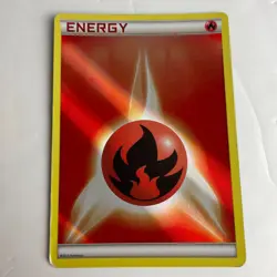 Fire Energy Unnumbered Deck Exclusives Reverse Holo Common Pokemon Light Play+ - Image 3