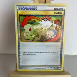 Switch 102/123 HeartGold SoulSilver Uncommon Pokemon Moderate Play+ - Image 1