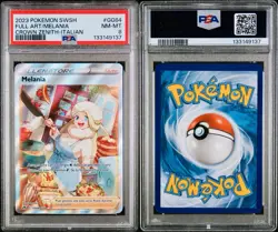 POKEMON PSA 8 ALLENATORE MELANIA FULL ART GG64/GG70 ZENIT REGALE ITALIANO 2023! - Image 3