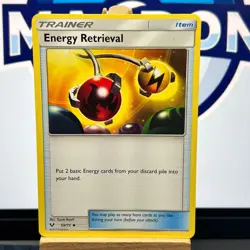 Energy Retrieval 59/73 Shining Legends Uncommon LP 2017 - Image 1