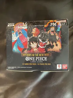 One Piece OP09 Emperors In The New World Booster Box ENGLISH EMPTY - Image 1