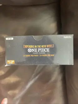One Piece OP09 Emperors In The New World Booster Box ENGLISH EMPTY - Image 5