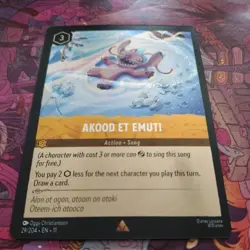 Disney Lorcana Winterspell/Akood Et Emuti 29/204 Cold Foil Rare - Image 1