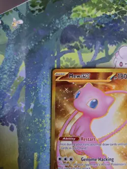 Pokemon Mew EX 205/165 Scarlet & Violet 151 Ultra Rare Full Art Holo Card - Image 4