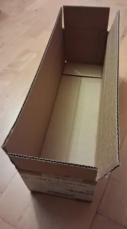 Pokemon TCG DESTINED RIVALS Box Case *EMPTY BOX* NO CARDS cardboard Opened - Image 1