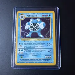 Poliwrath 13/102 Base Set Holo Rare Pokemon Card WOTC 1999 Vintage - Image 1