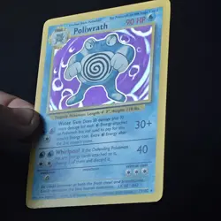 Poliwrath 13/102 Base Set Holo Rare Pokemon Card WOTC 1999 Vintage - Image 5