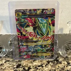 Pokemon TCG M Rayquaza EX Full Art Ultra Rare Card XY Roaring Skies Just Pulled - Image 3