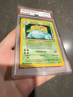 1999 Pokemon Base Set Rare PSA 10 Venusaur Holo #15 GEM MINT Pokemon Card - Image 3