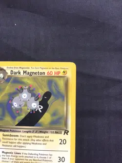 Pokemon Cards: Team Rocket 1st Edition Rare: Dark Magneton 28/82 - Image 3