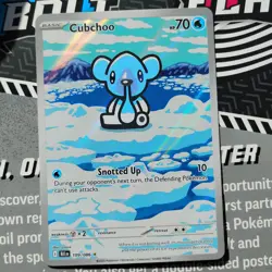 Cubchoo 109/086 Sv: Black Bolt Pokemon TCG Card NM/MINT - Image 2