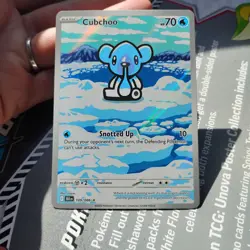 Cubchoo 109/086 Sv: Black Bolt Pokemon TCG Card NM/MINT - Image 4