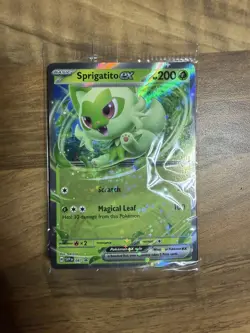 Sprigatito ex 087 SV: Scarlet & Violet Promo Cards Promo NM SEALED - Image 1