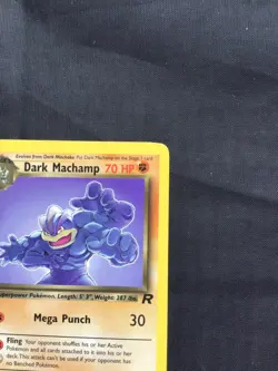 Pokemon Cards: Team Rocket 1st Edition Rare: Dark Machamp 27/82 - Image 3