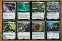 MTG Set of 8 Popular GREEN Elf Cards *NM* Magic Elves Commander Group EDH Deck - Image 1