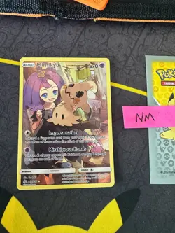 Pokemon Card Mimikyu Sun and Moon Cosmic Eclipse CHR 245/236 246 💎NM💎 - Image 1