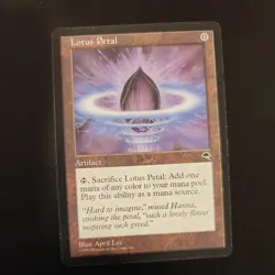 Magic the Gathering MTG card: Lotus Petal Tempest - Image 1