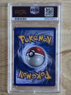 1999 Pokemon TCG Alakazam Base Set Holo Card #1/102 Unlimited Rare PSA Near Mint - Image 2