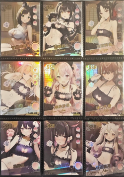Peach Party SSR komplett 72 Karten -Out of Print- (Goddess Story Waifu Cards) - Image 4