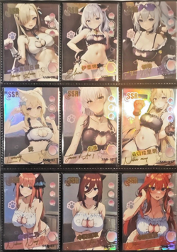Peach Party SSR komplett 72 Karten -Out of Print- (Goddess Story Waifu Cards) - Image 5