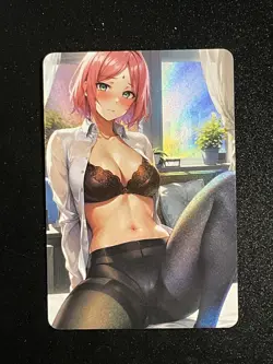 naruto Foil Sexy Anime Game Card - Image 1