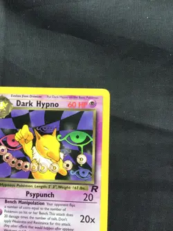 Pokemon Cards: Team Rocket 1st Edition Rare: Dark Hypno 26/82 - Image 3