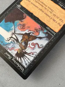 Withering Boon MTG Mirage—Unplayed Near Mint/Mint—Vintage Magic: the Gathering - Image 5