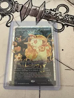 Enduring Curiosity (Showcase) (Fracture Foil) Duskmourn: House of Horror Foil - Image 1