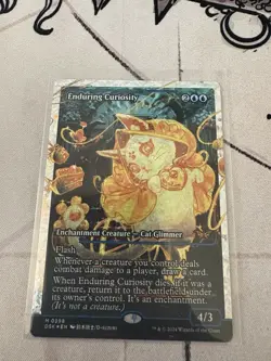 Enduring Curiosity (Showcase) (Fracture Foil) Duskmourn: House of Horror Foil - Image 2