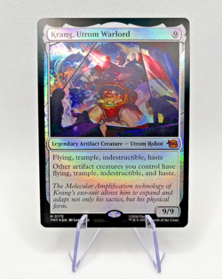 Krang, Utrom Warlord - Teenage Mutant Ninja Turtles - NM-Mint - FOIL- MTG #175 - Image 1