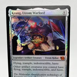 Krang, Utrom Warlord - Teenage Mutant Ninja Turtles - NM-Mint - FOIL- MTG #175 - Image 3