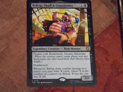 MTG Bebop, Skull & Crossbones x1 Rare TMNT Commander NM Low S&H - Image 1