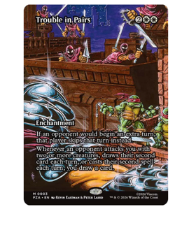 Trouble in Pairs - Borderless Teenage Mutant Ninja Turtles MTG - Image 1