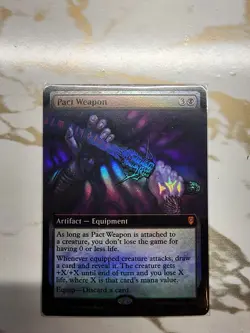 MTG Pact Weapon Extended Art Foil LP - Image 1