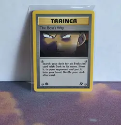 Pokemon TCG | The Boss's Way 1st Edition Team Rocket 73/82 | Near Mint - Image 1