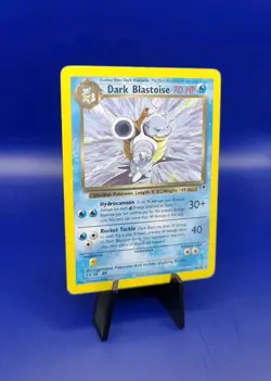 Dark Blastoise 4/110 Non Holo Rare Legendary Collection Pokemon Card TCG 2002 - Image 2