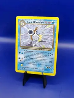 Dark Blastoise 4/110 Non Holo Rare Legendary Collection Pokemon Card TCG 2002 - Image 3