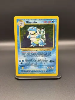 Blastoise 002/102 Base Set Holo (MP) Vintage Pokemon Cards - Image 1