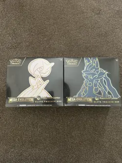 Pokemon Center ETB Mega Evolution Gardevoir & Lucario TCG Sealed - Image 1