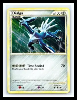 💥 Dialga 2011 Call of Legends 3/95 Reverse Holo Pokemon Card Rare - Image 1