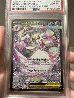 Pokemon Mega Gardevoir EX Holo TCG Card 178/132 Me01: Mega Evolution - Image 1