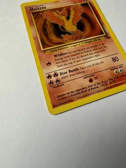 Pokemon TCG Moltres Fossil Card 27/62 Unlimited Rare Non-Holo - Image 3