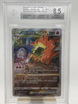 Pokemon TCG Charizard VSTAR SWSH262 Holo Black Star Promo BGS 8.5 - Image 1