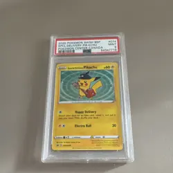 Pokemon Special Delivery Pikachu SWSH Promo Holo SWSH074 PSA 9 English 2020 - Image 1