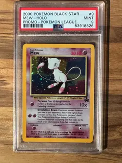 Pokemon Black Star Mew League Promo PSA 9 PSA # 53918526 SWIRL - Image 2